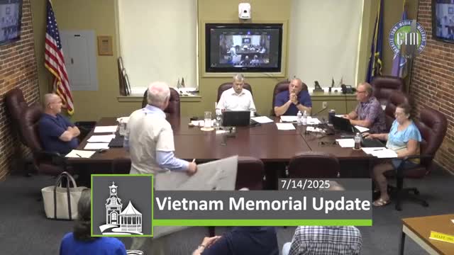 Vietnam memorial stones to be installed in September after fundraising and permitting progress