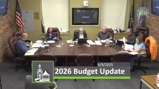 Finance director presents preliminary 2026 outlook; selectmen discuss setting conservative budget guidance