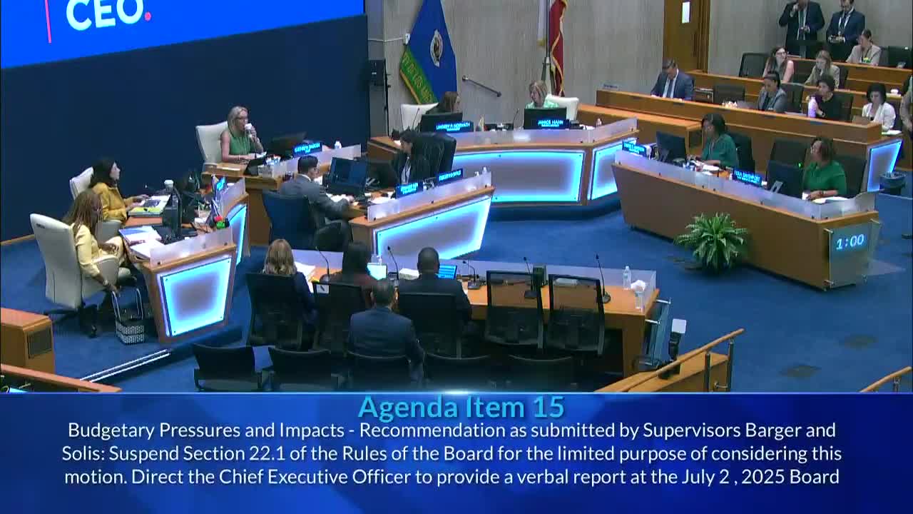 Los Angeles County officials warn of ‘tidal wave’ of federal cuts, say layoffs and program curtailments likely