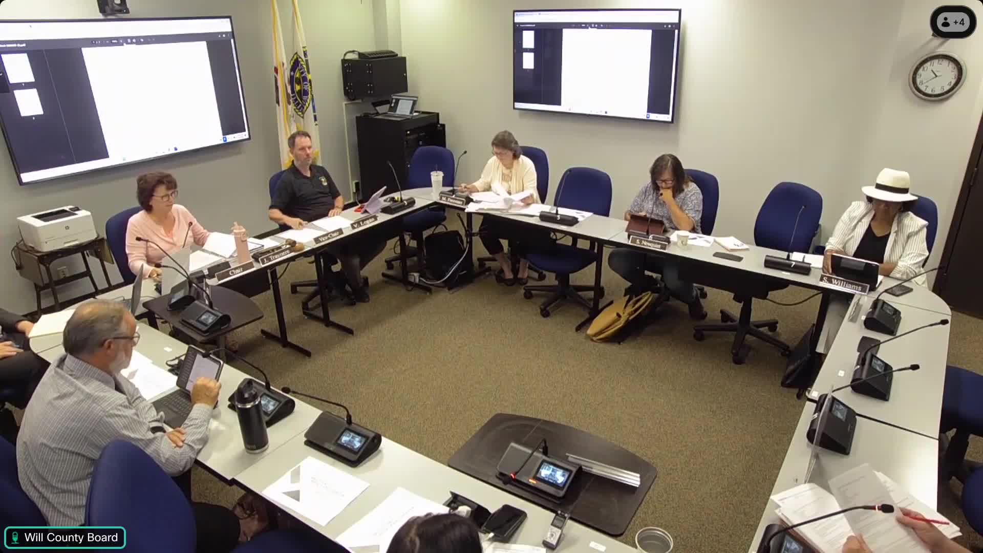 Ordinance committee advances changes to county nursing-home language, harassment policy and purchasing code; local-preference debate to be clarified