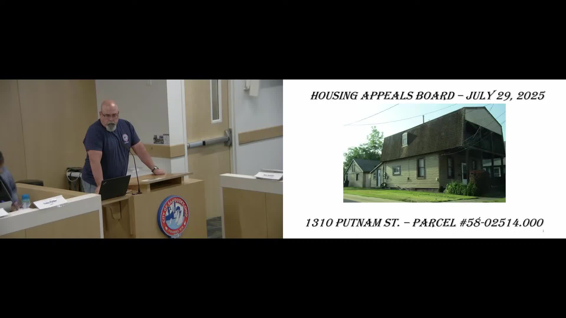 Sandusky board tables $1,000 penalty for 1310 Putnam until Nov. 15 pending completion and payment