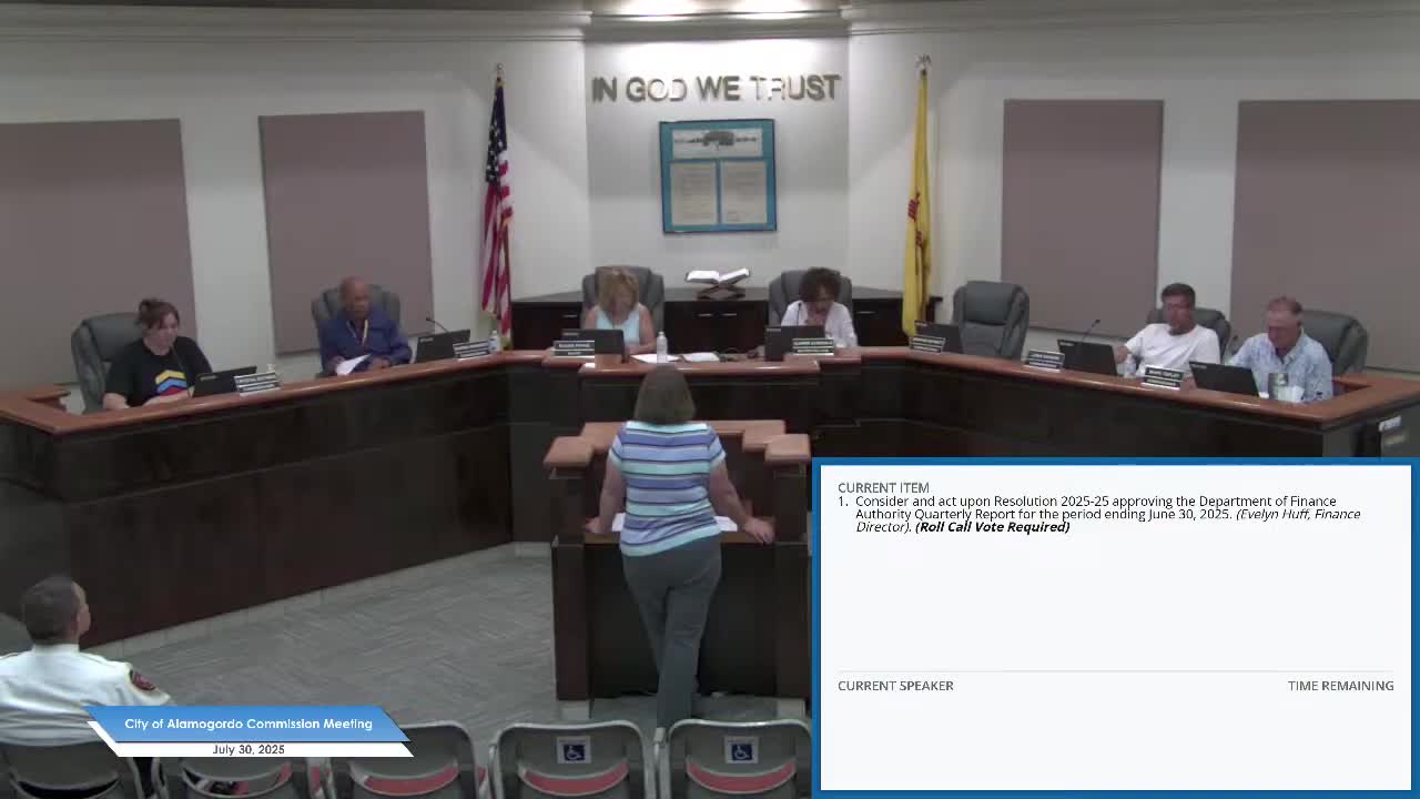 City Commission adopts final FY2025-26 budget, approves DFA quarterly report