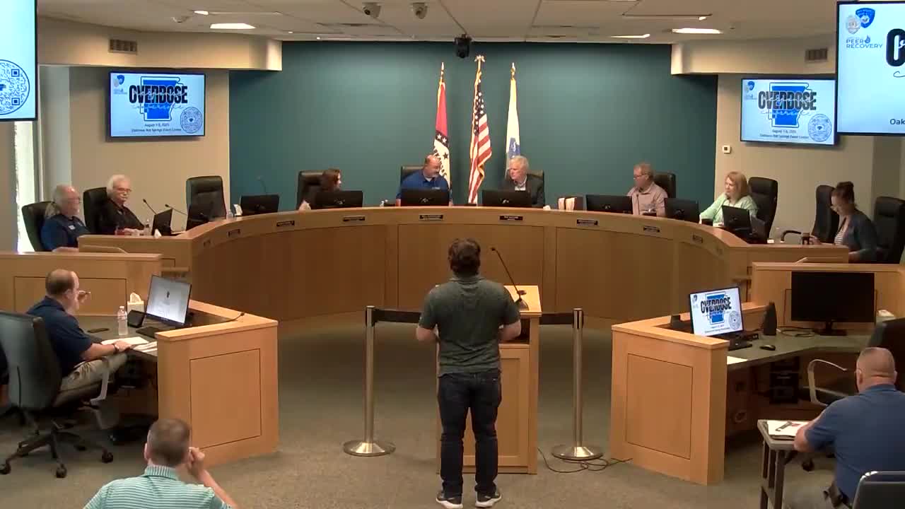 Hot Springs officials to acknowledge receipt of 2024 comprehensive annual financial audit with clean opinion