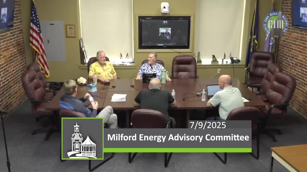 Milford Community Power committee discusses electricity contracts and membership expansion