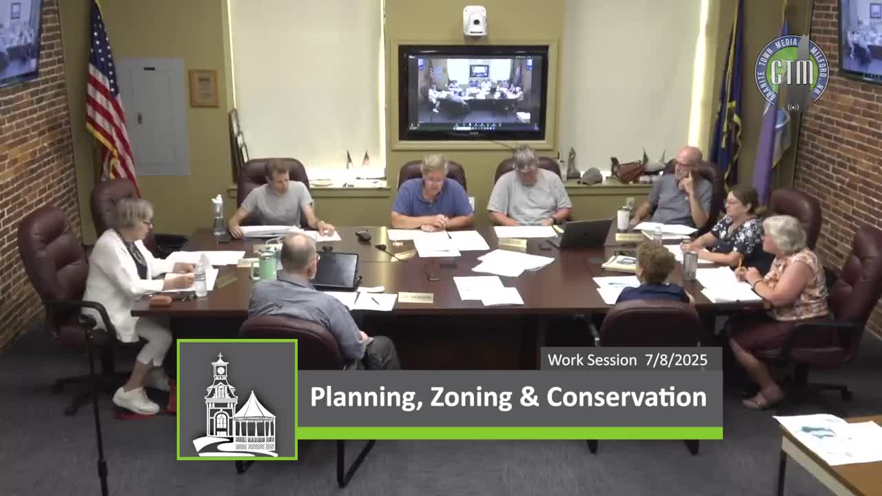 Milford planners review major rewrite of groundwater protection ordinance tied to soils, maps