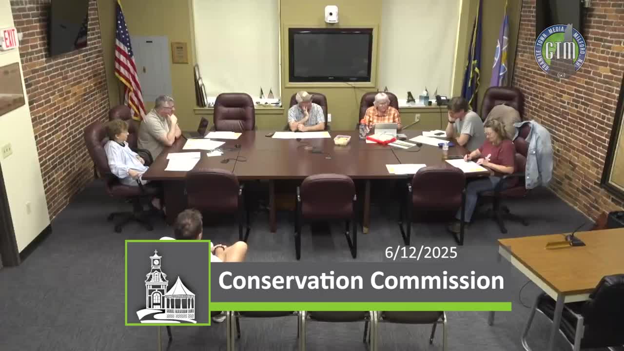 Commission proposes a storage container at Rail Trail parking; Board of Selectmen sign‑off, wetland permissions needed