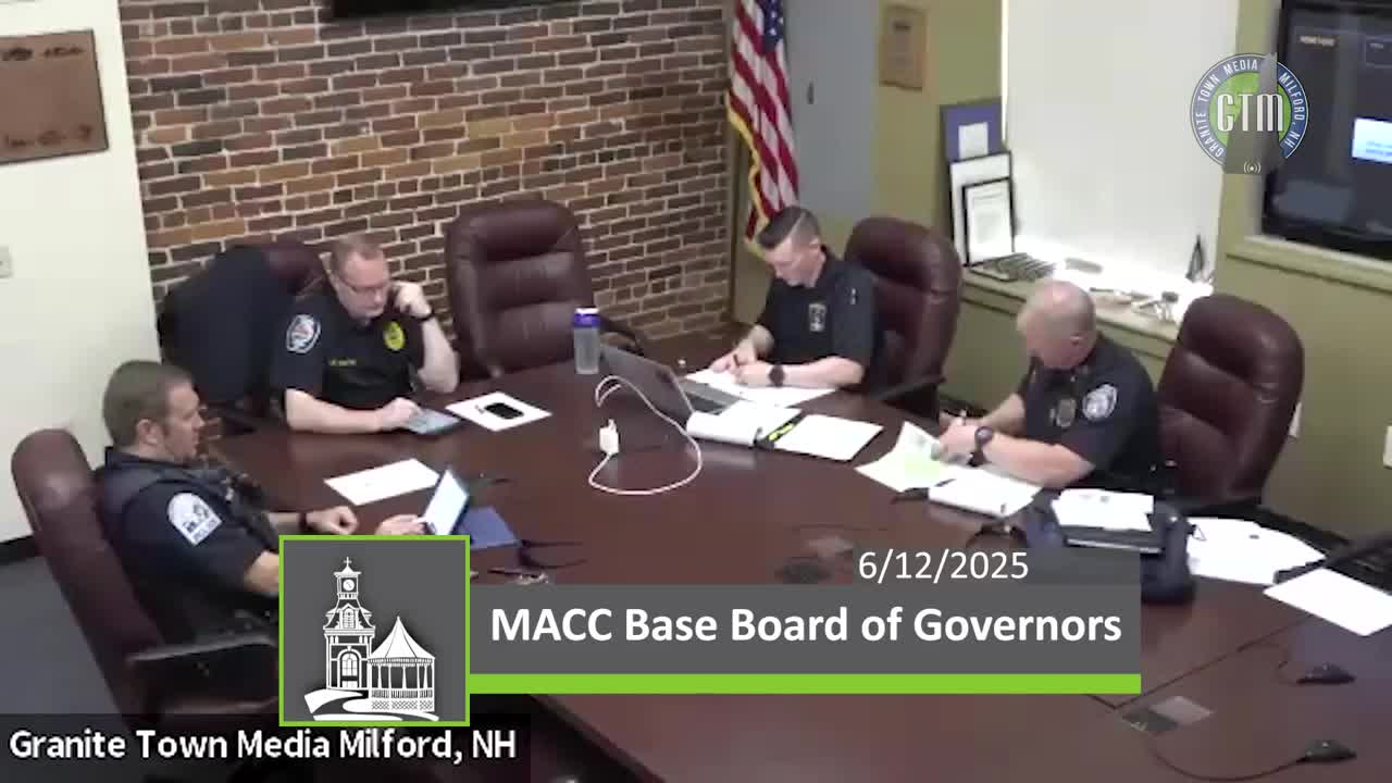 Macbase reports $89,085 surplus to be returned to member towns; Motorola radio install set for July 1