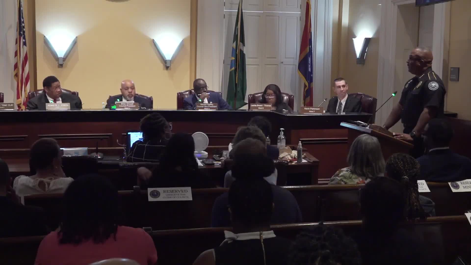 Council approves HVAC and invoice payments for police while chief urges investment in forensic capacity