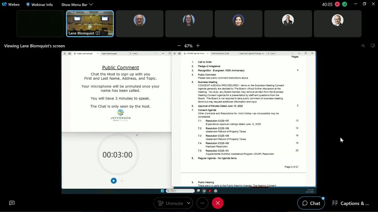 Residents press Jefferson County to study water, transportation and building conditions amid housing expansion plans