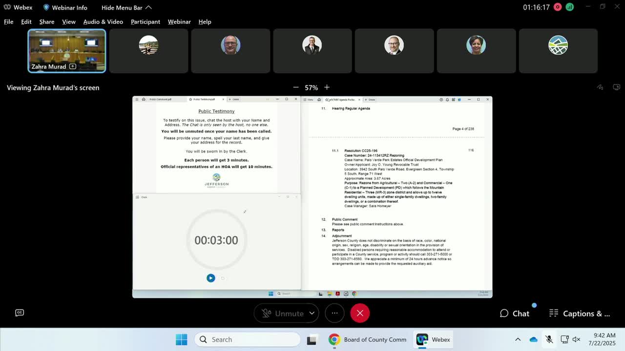 Commissioners approve Palo Verde Park Estates rezoning for up to 12 dwellings with 28% open space requirement