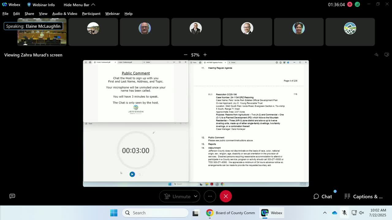 Resident asks Jefferson County to include neighborhood and Douglas Elementary in airport noise (Part 150) study