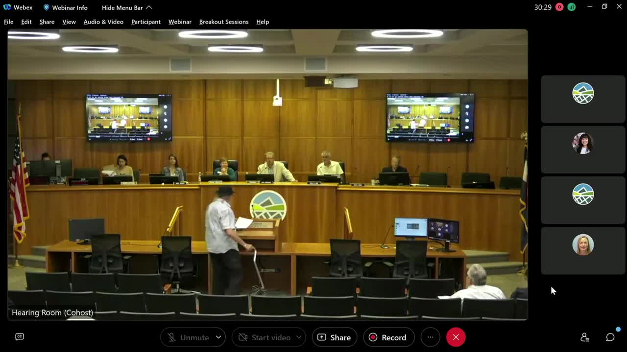 Resident alleges nine years of unresolved zoning violations after industrial rezoning; Planning Commission does not act