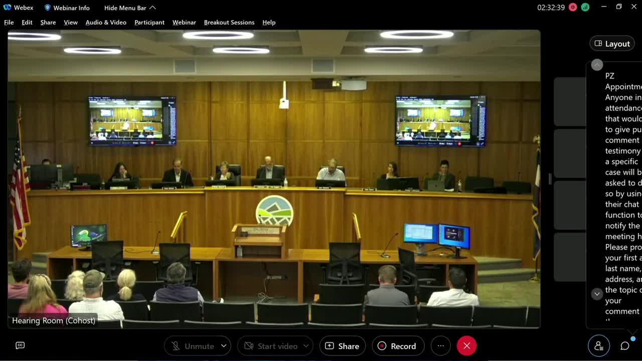 Planning commission approves consent rezoning for short-term rental eligibility at 28763 Columbine Drive