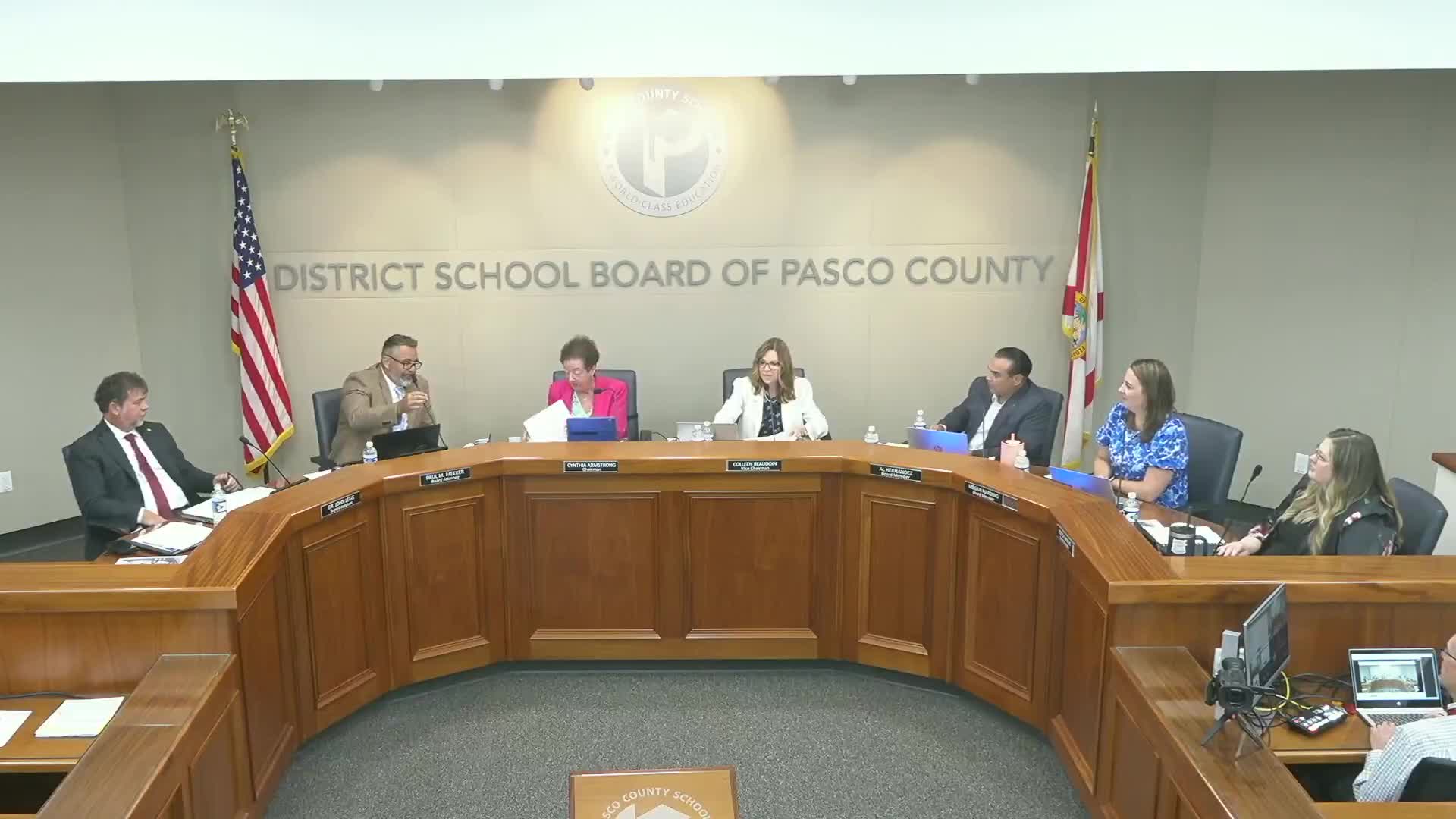 Pasco board authorizes chair and attorney to manage pending employee termination hearing