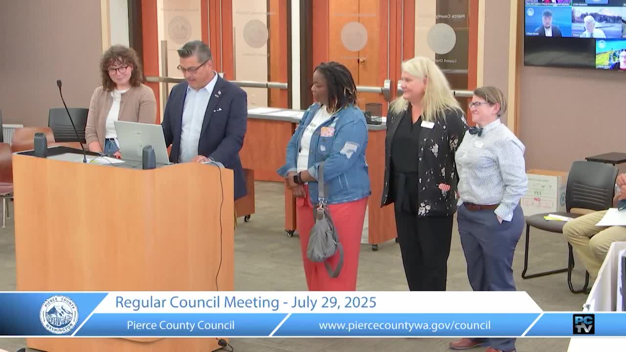 Pierce County proclaims Aug. 3–9, 2025 Farmers Market Week; vendors and managers thank county for support