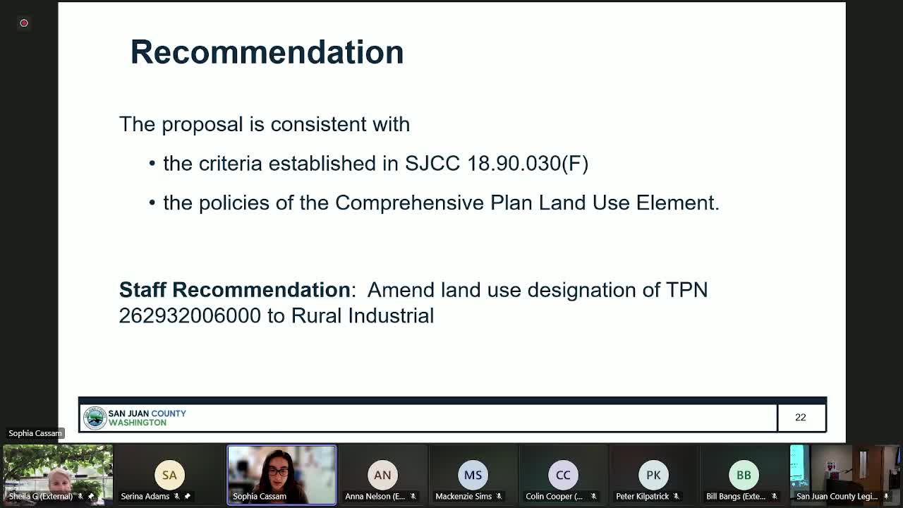 County Council proposes rural industrial designation for new public facility