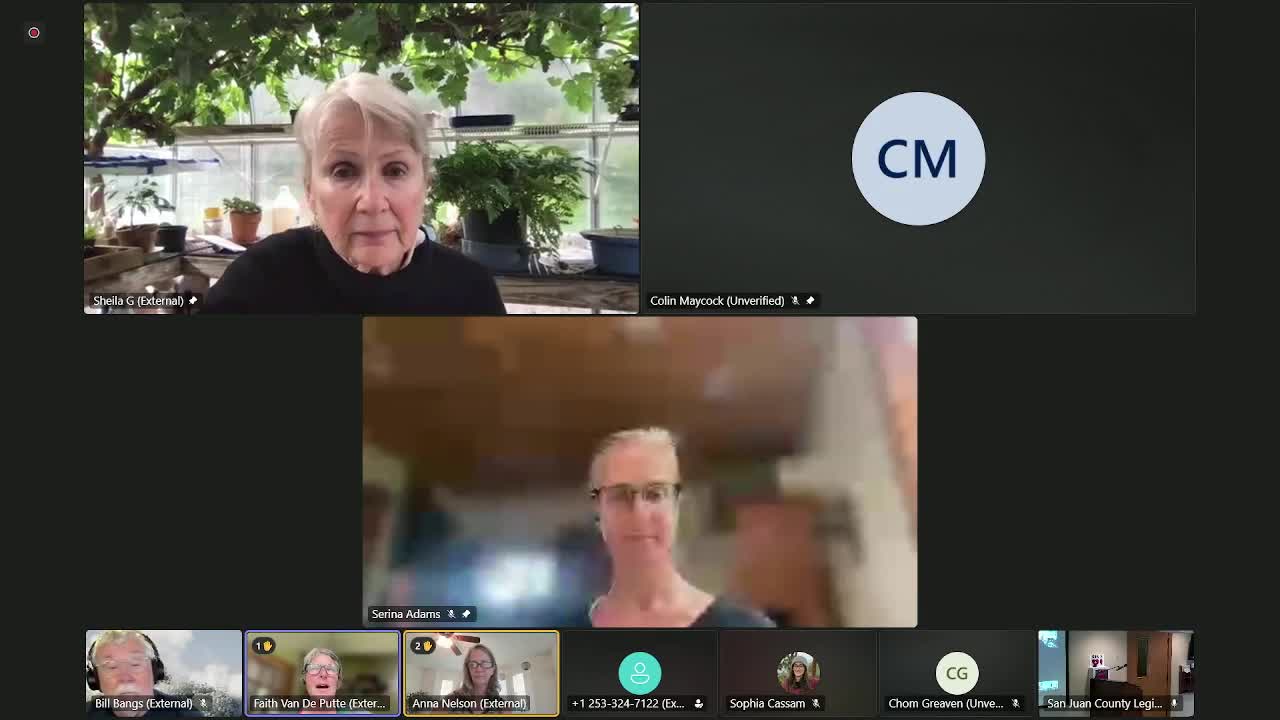Faith Vandeput shares Compass project insights on Lopez Island climate planning