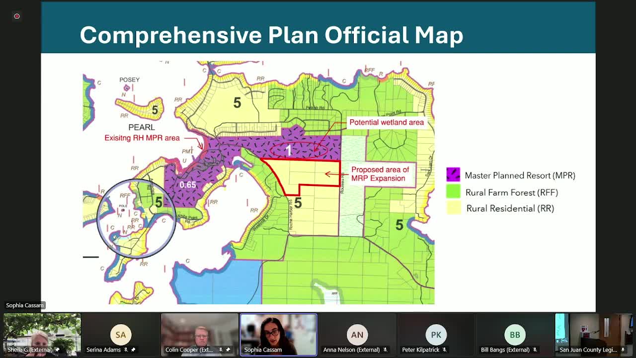 Roche Harbor Seeks Expansion of Bush Harbor Master Plan for 180 Dwelling Units