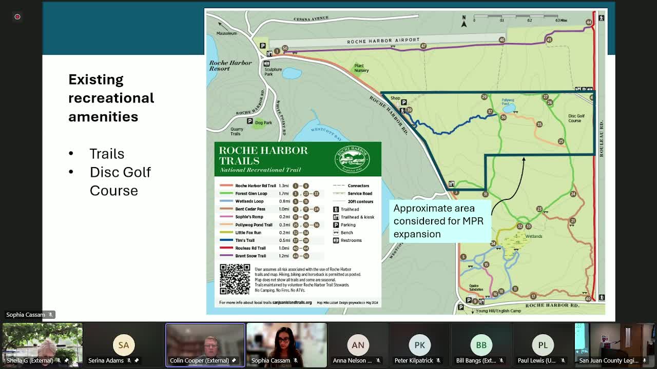 Planning Commission Reviews Roche Harbor Development Proposal and Next Steps for Public Hearing