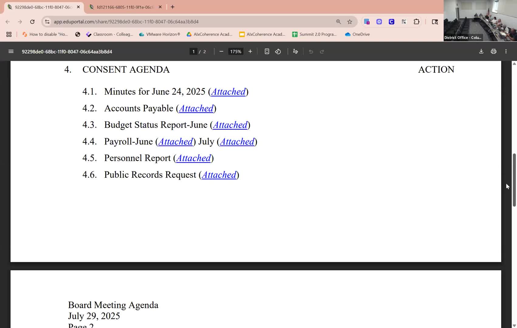 Board questions $8,439 charge for CTE AI licenses; staff say team account allows admin tracking