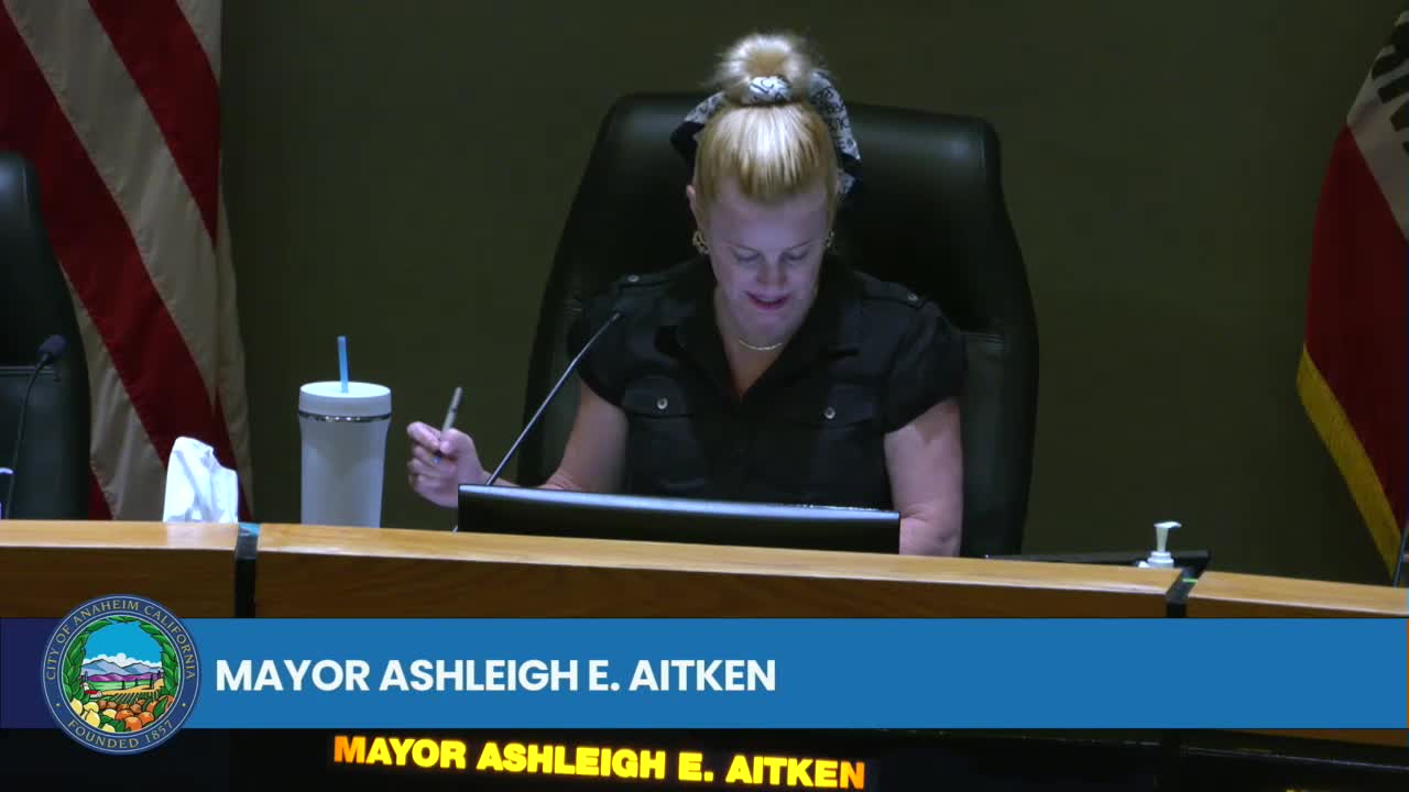 Anaheim council hears OC Vibe construction update; developer targets parking and park openings before 2028 Olympics