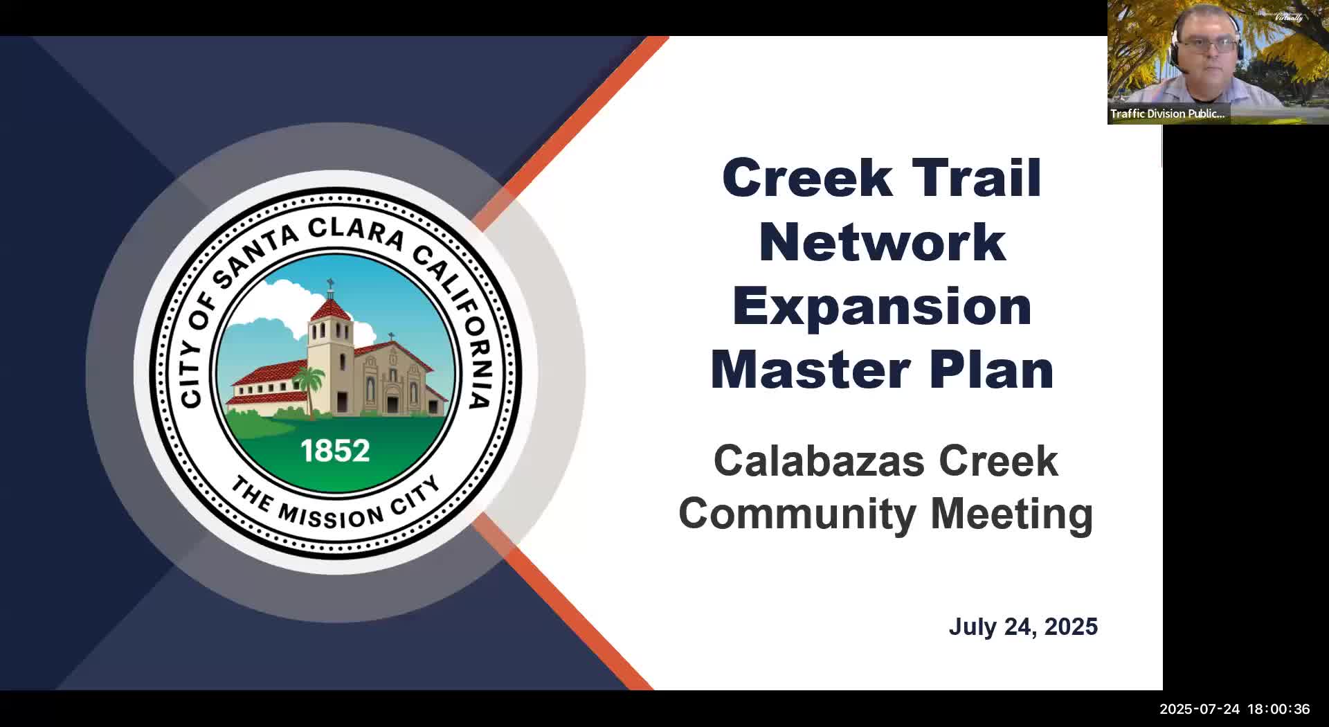 City of Santa Clara discusses Calabasas Creek Trail expansion at community meeting