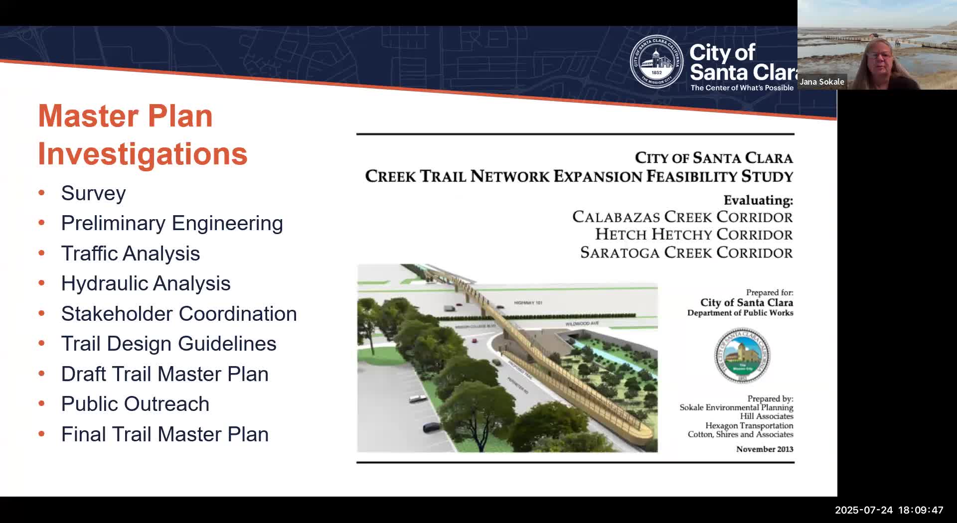 Santa Clara Trail Master Plan Addresses Land Use and Environmental Considerations