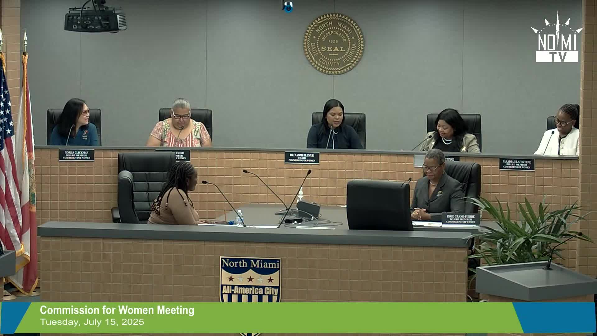 North Miami Commission for Women Plans Community Engagement Events Starting September
