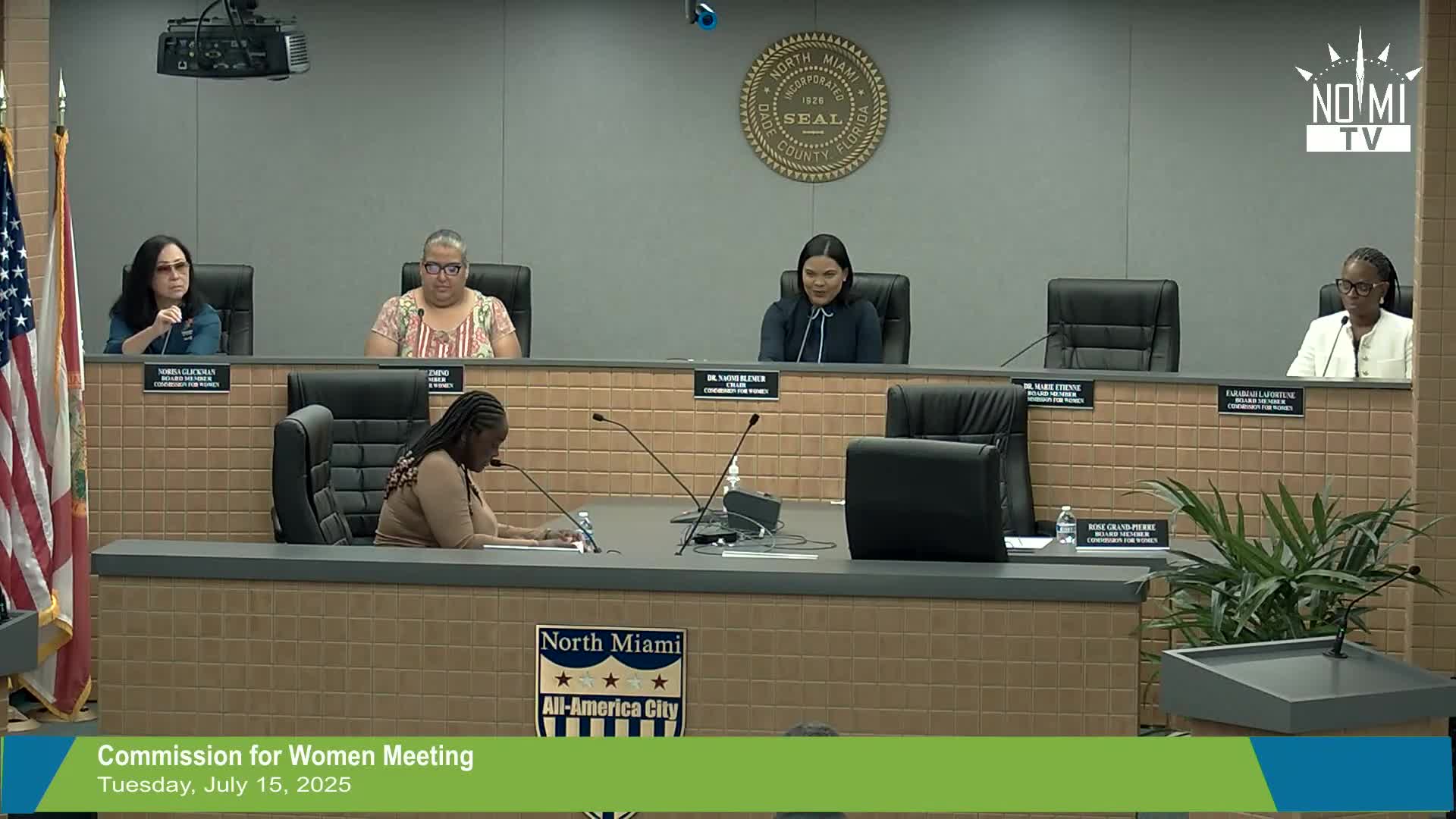 North Miami Commission Reappoints Marie Etienne and Rose Grandpierre Amid Business Initiative Shift