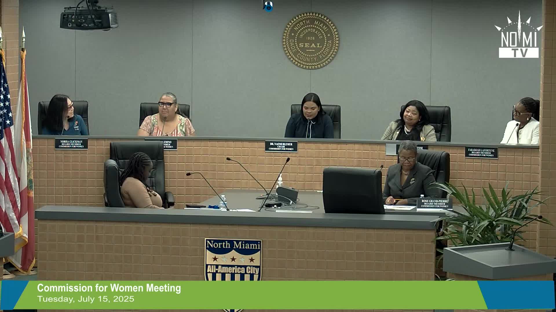Commission Votes on Proposal Led by Nerissa and La Fortune