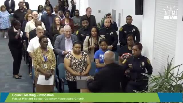 City Council Holds Prayer Vigil for Texas Flood Victims and David Lou Lawrence Jr.