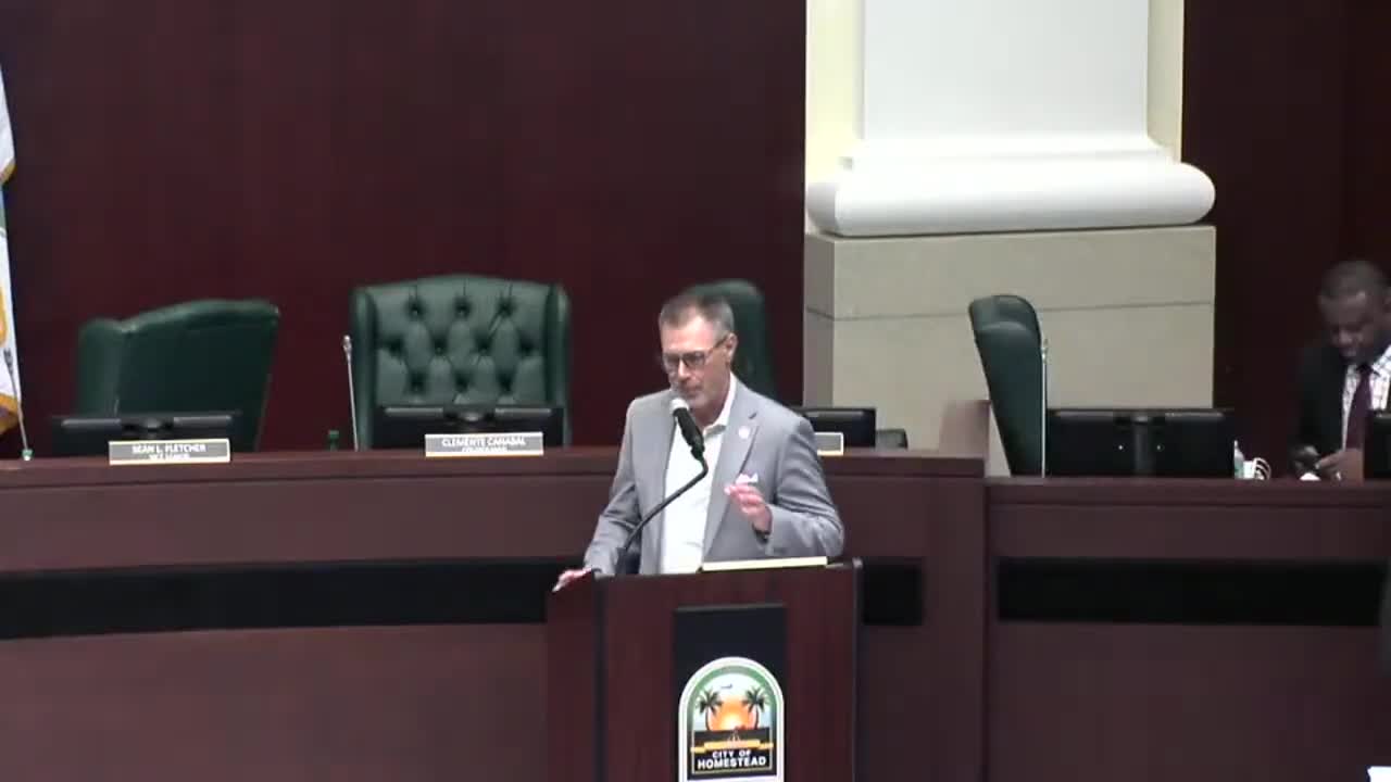 Chapman Partnership Recognized for Addressing Homelessness at Homestead City Council Meeting