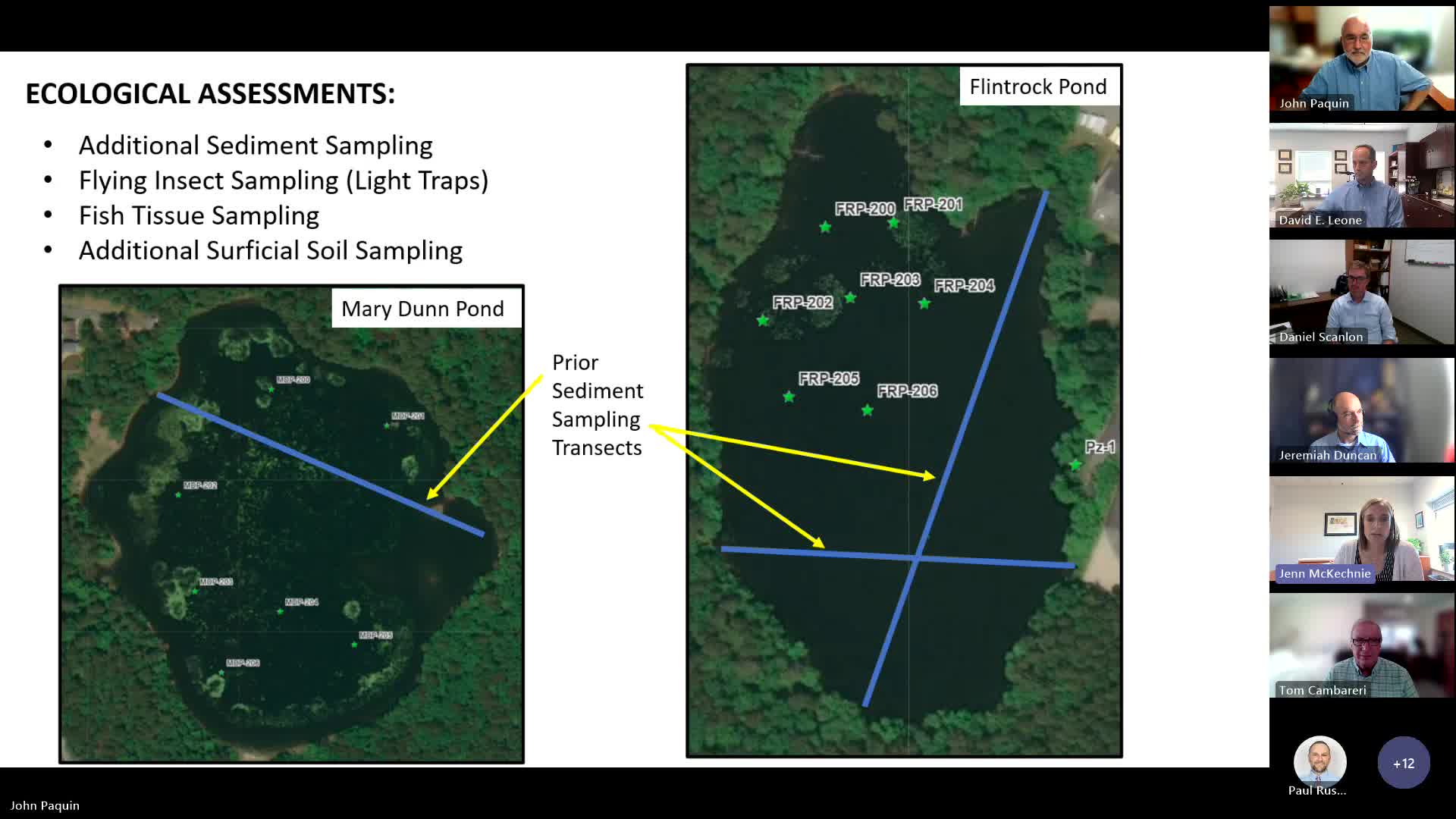 Scientists Collect Insect Samples and Fish for PFAS Analysis in Ecological Risk Assessment