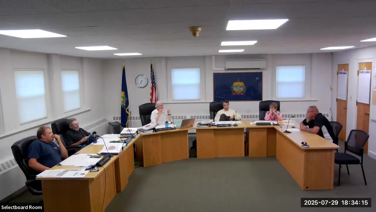 Town Select Board Considers Water Supply Solutions for Fire Districts and Residents