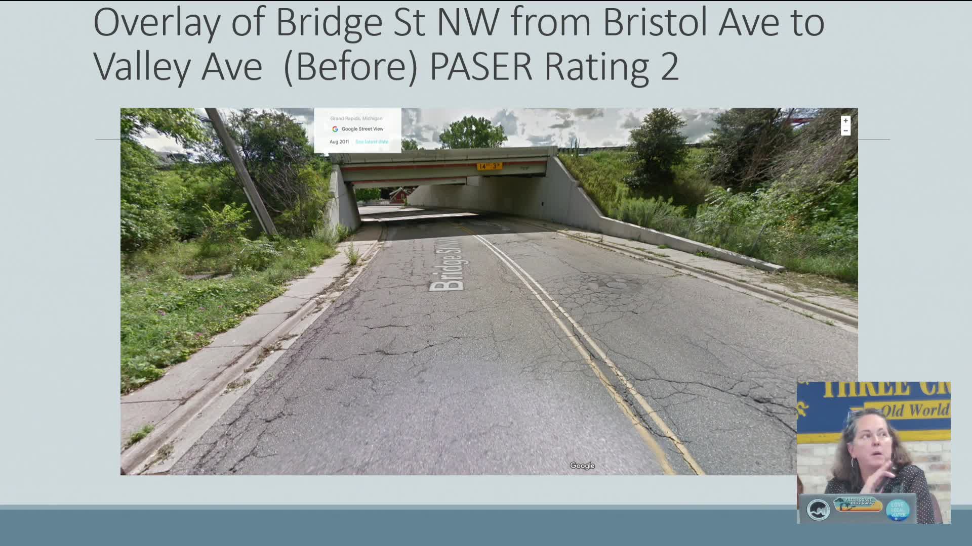Public Works Department Outlines Bridge Street Road Stabilization and Bike Lane Expansion