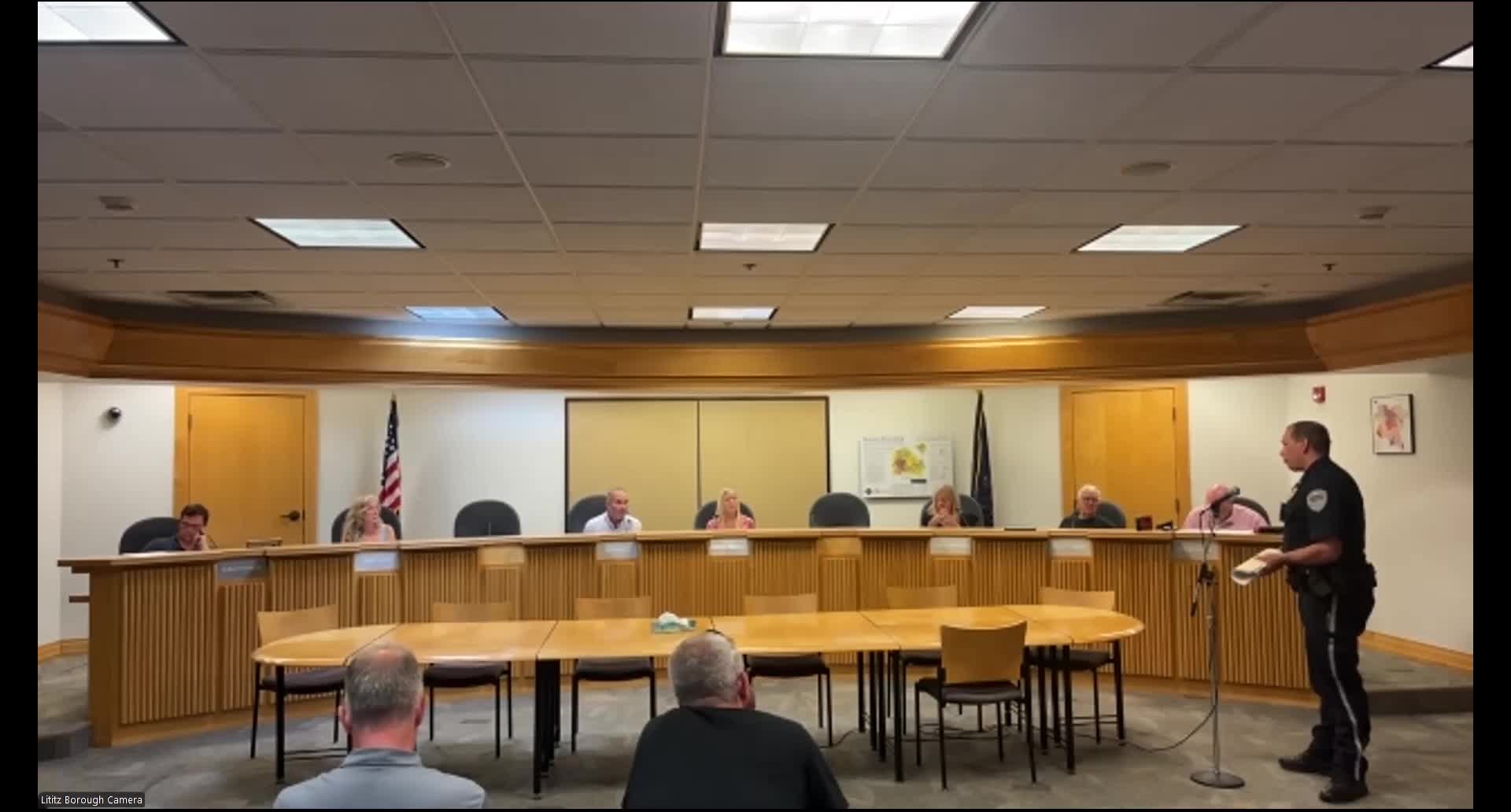 Borough Council Discusses Officer Foot Patrol and Community Safety Measures