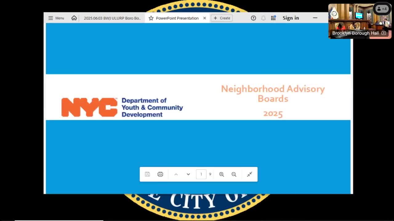 DYCD Discusses Neighborhood Advisory Boards Impact on Poverty Alleviation in Brooklyn