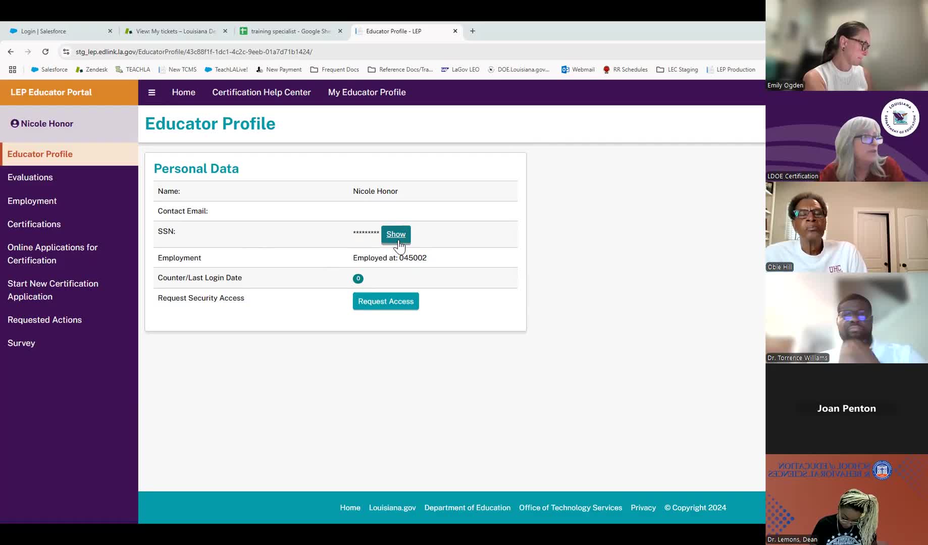 Louisiana Educator Portal Guides Providers in Setting Up Certification Codes