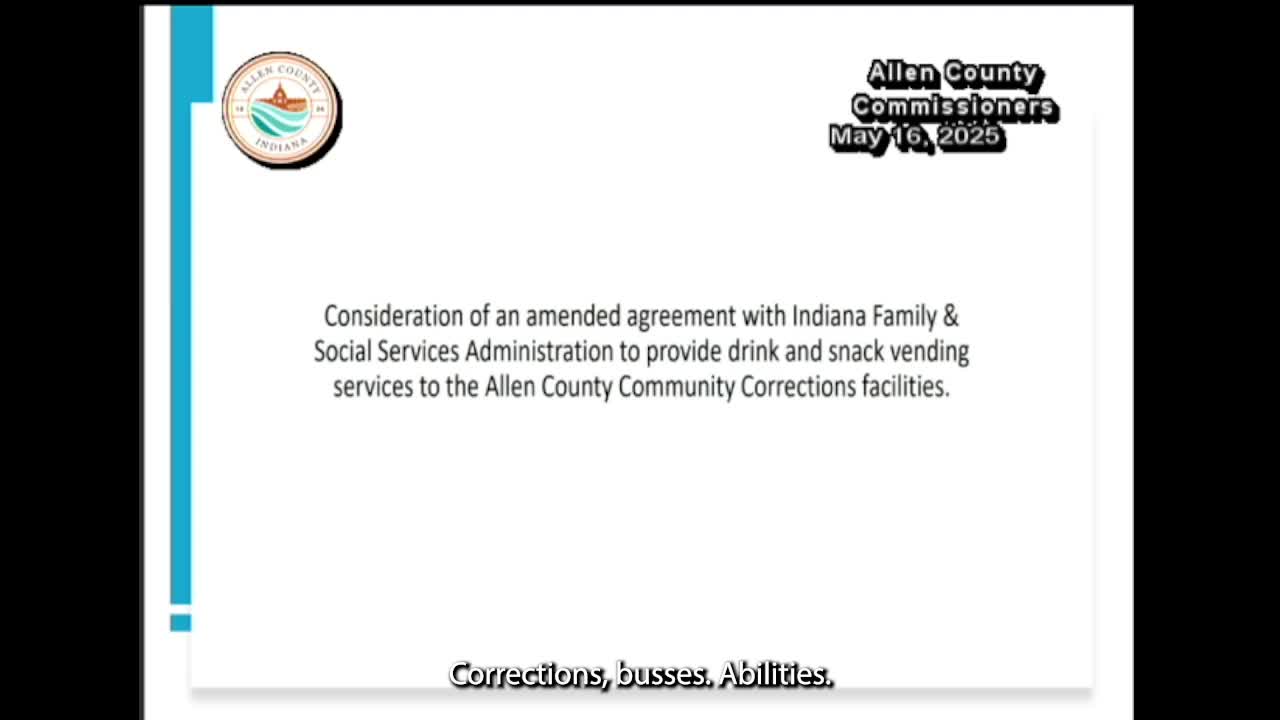 Commissioners add community corrections buildings to state vending program under Randolph-Shepherd Act