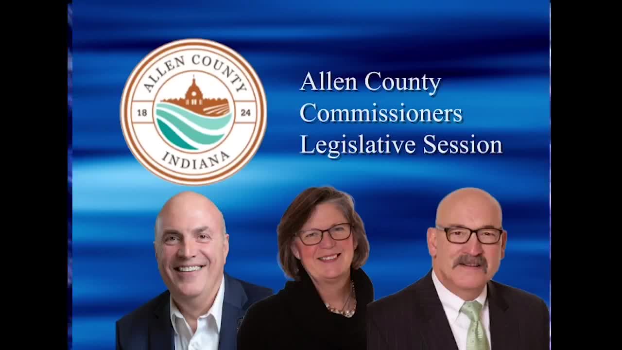 Allen County Commissioners elect officers for 2025