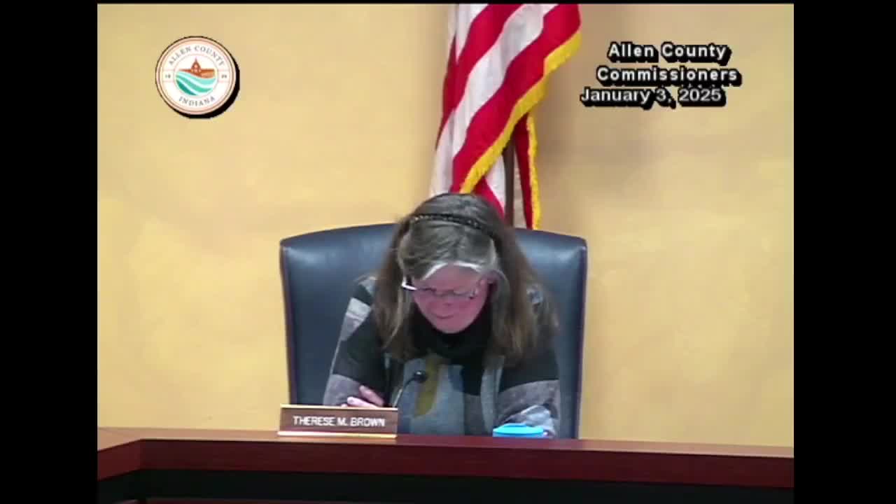 Allen County Commissioners confirm 2025 commissioner and citizen board appointments