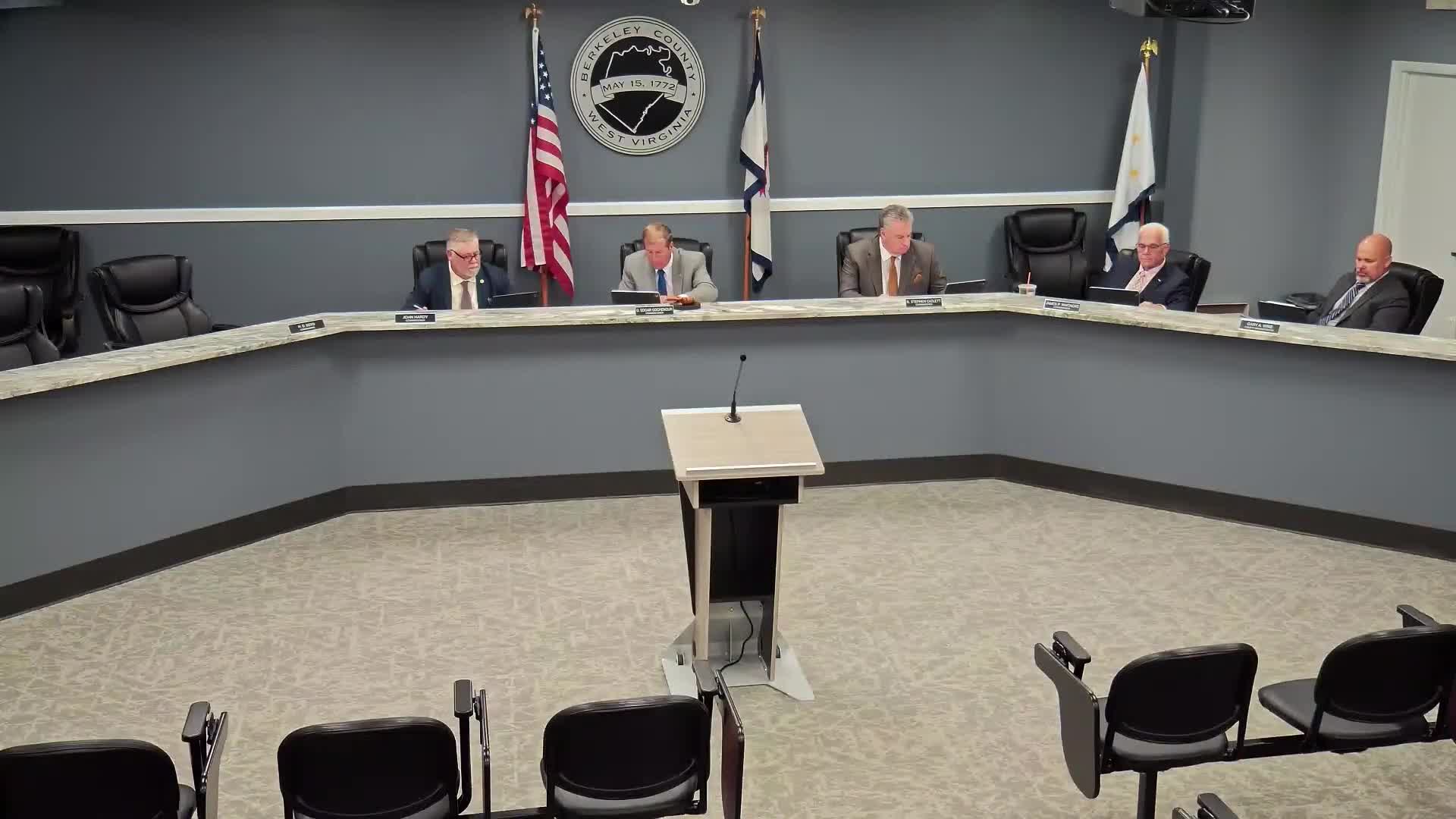 County Engineer Doug Smith Presents Bond Release for Faith Christian Academy Project