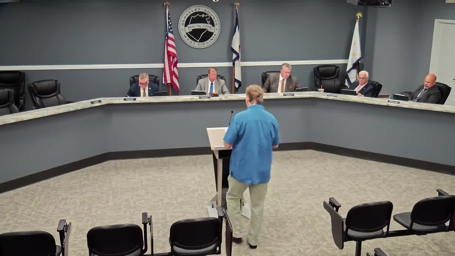 Assessor presents personal property exonerations, reports 60,000 parcels in Berkeley County