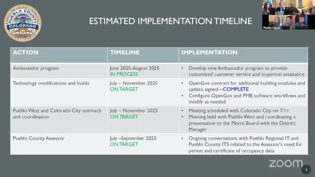 Pueblo County lays out plan to take over regional building department, names timeline and costs