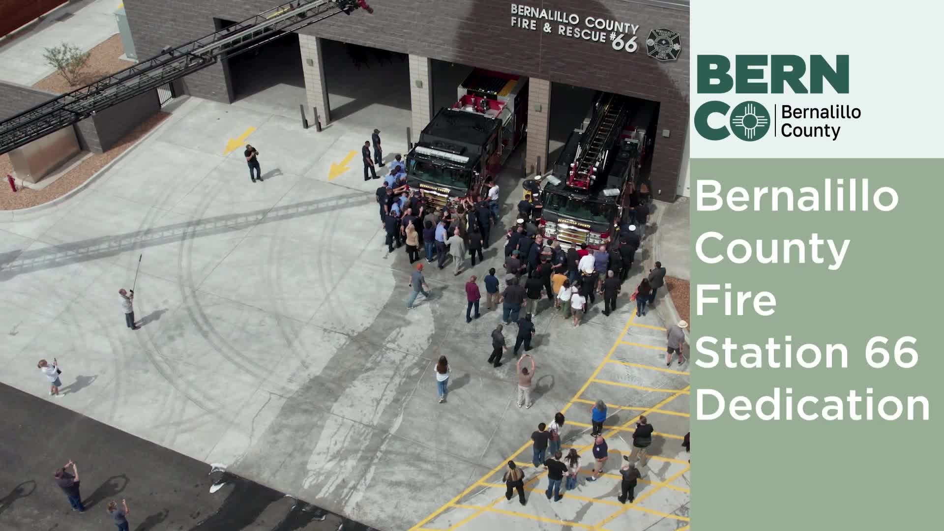 Bernalillo County opens Fire and Rescue Station 66; officials, staff mark dedication