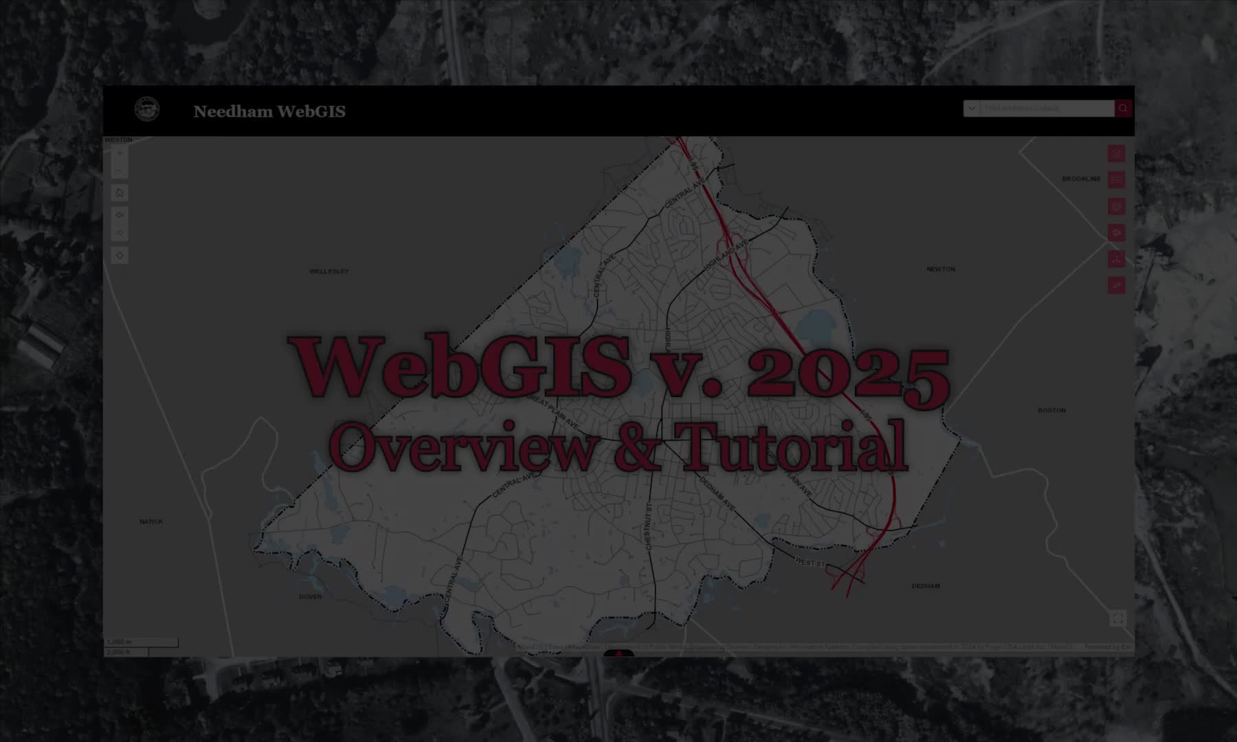 Needham Town Launches User-Friendly WebGIS for Interactive Mapping and Property Search