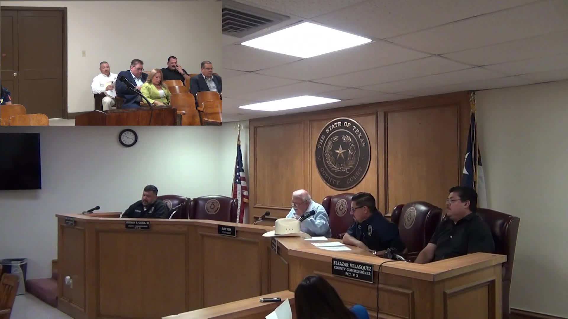 After executive session, court approves salary order and Starr County EEO plan