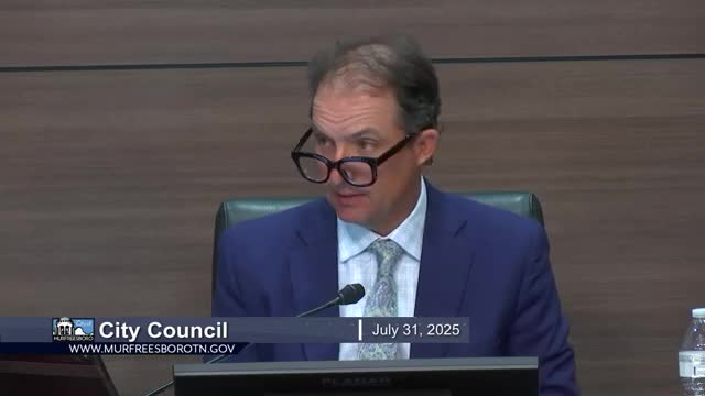 Council approves $12.7 million deposit for Thompson Lane widening utility relocations with TDOT