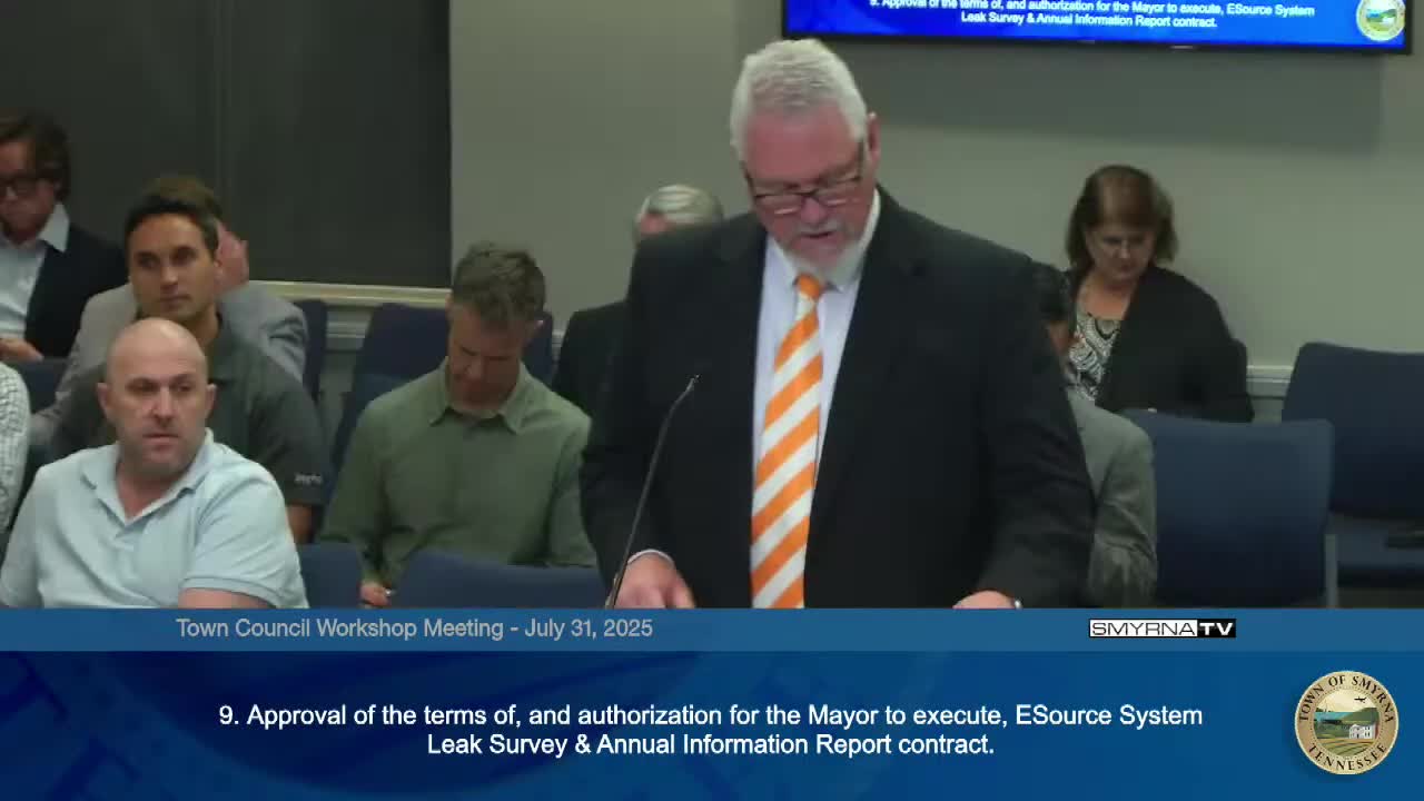 Smyrna to rehire leak-survey firm after study cut water loss roughly in half, staff says