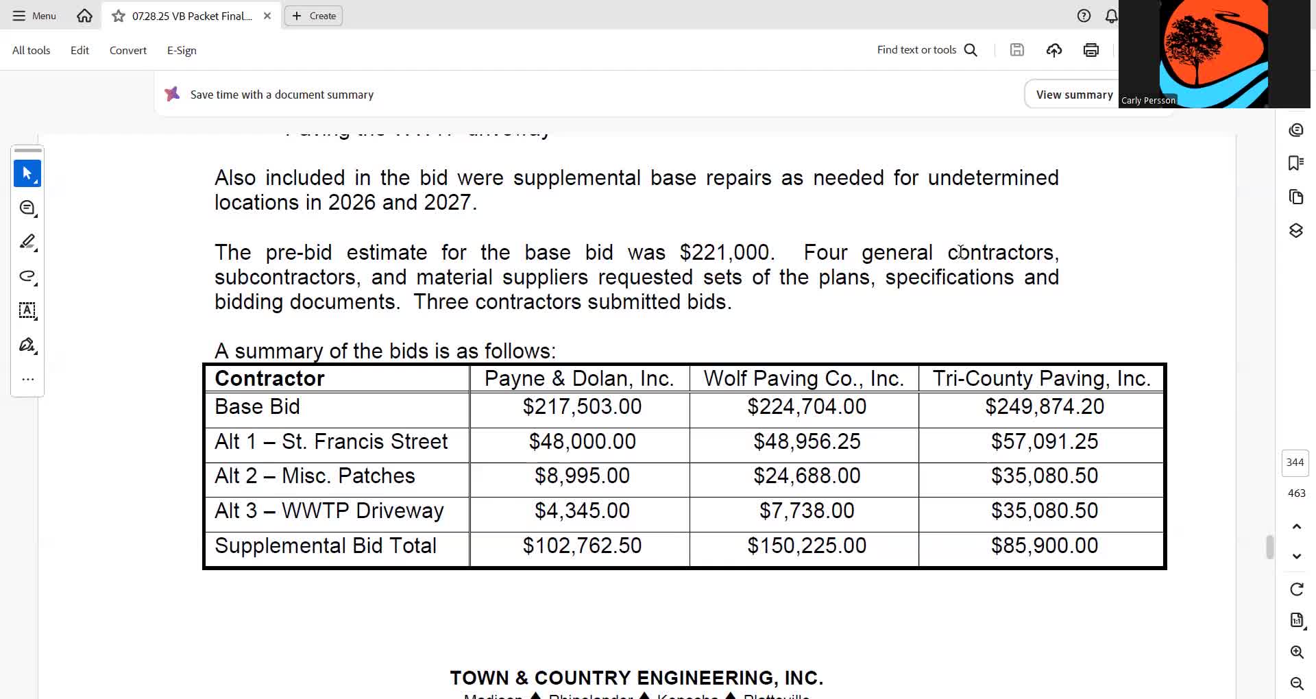 Village approves emergency rebuild of sewer jetter truck pump; additional maintenance also authorized